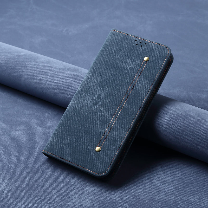 Load image into Gallery viewer, [With Card Slot] Nothing Phone (3a)/Pro - Denim Texture Shockproof Stylish Wallet Series Case - i-Station Mobile Phone &amp; Electronic Device Repair and Accessories
