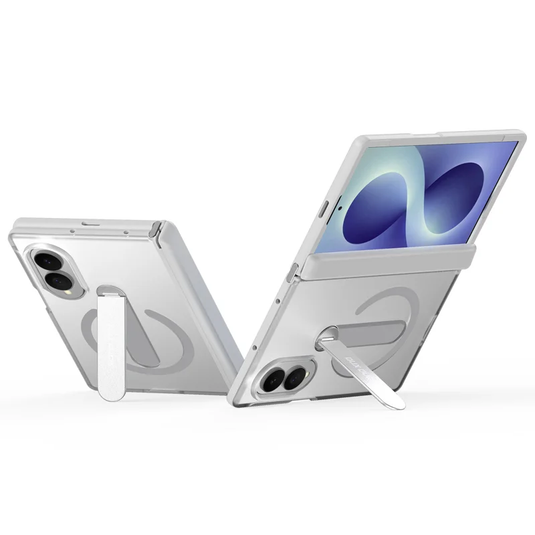 Samsung Galaxy Z Fold 8 (SM-F971) Minimalist Business Magnetic Stand Matte Case