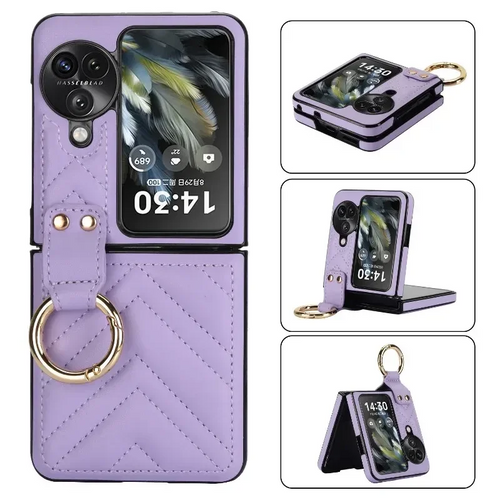 [With Metal Buckle] OPPO Find N3 Flip (PHT110/CPH2519) Leather Luxury Shockproof Essentials Series Case