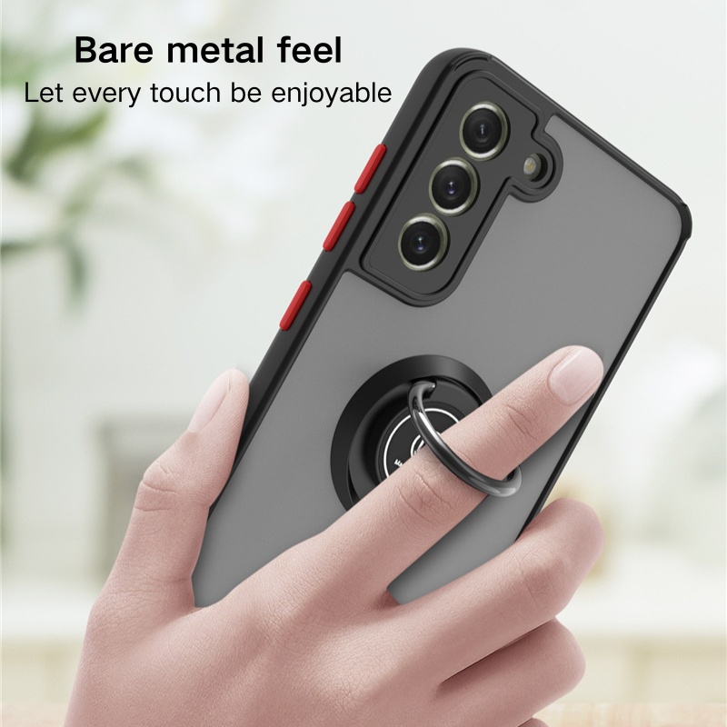 Load image into Gallery viewer, [With Ring Bracket] Samsung Galaxy S9 SM-G960/Plus SM-G965 Liquid Matte Full-cover Protective Essentials Series Case
