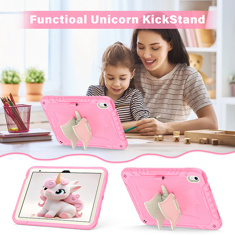 Load image into Gallery viewer, [Built-in Ring Holder][With Pen Slot] Apple iPad Air 11-inch M2/M3 (2024/2025) Butterfly Kids Heavy Duty Serise Case
