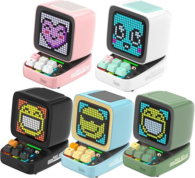 Load image into Gallery viewer, Divoom Ditoo Retro Pixel Art Game Bluetooth Speaker With 16X16 LED App Controlled Front Screen
