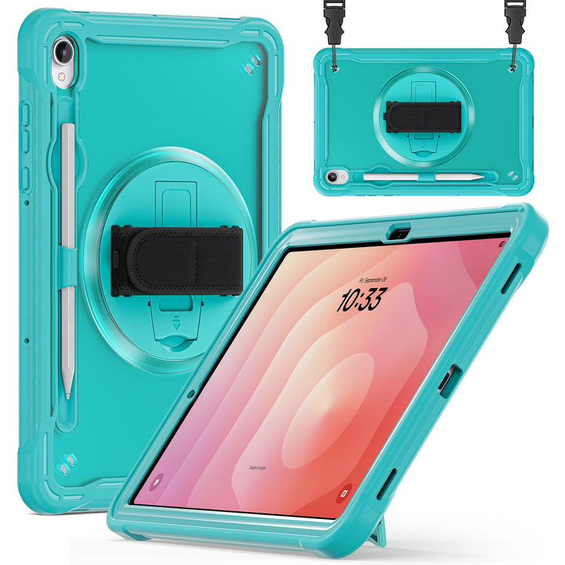 Load image into Gallery viewer, [Built-in Stand] Samsung Galaxy Tab S11 (2025) 11&quot;360° Rotatable EVA Protection with Hand Strap
