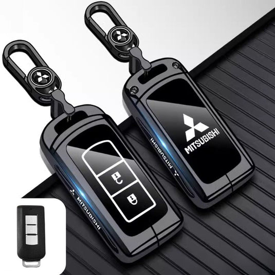 Mitsubishi Zinc Alloy + TPU Car Key Fob Case Cover For Outlander, ASX, Eclipse Cross, L200, Pajero, Triton, Lancer EX