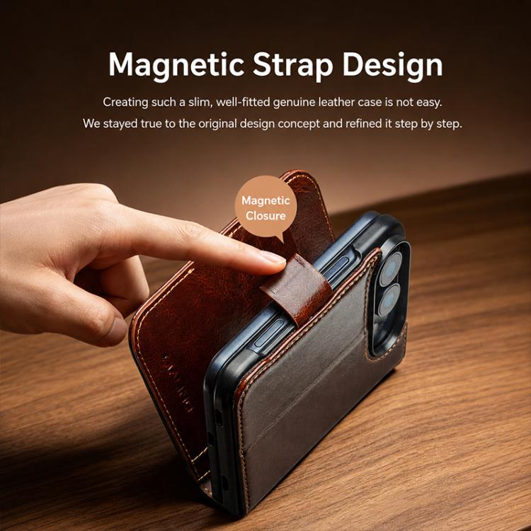 Load image into Gallery viewer, [With Card Slot] Apple iPhone Ultra / Fold - Genuine Leather Flip Stand Wallet Series Case
