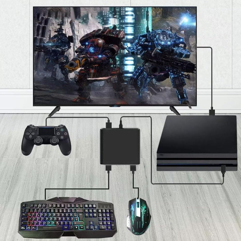 Load image into Gallery viewer, Xbox One PS4 &amp; Switch JYS Keyboard Mouse Wired Converter Adapter - Polar Tech Australia
