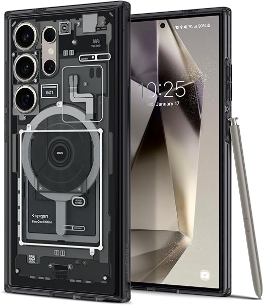 Load image into Gallery viewer, Samsung Galaxy S24/S24 Plus/S24 Ultra Spigen Air Cushion Hybrid Zero One Designed  (MagFit) Case - Polar Tech Australia
