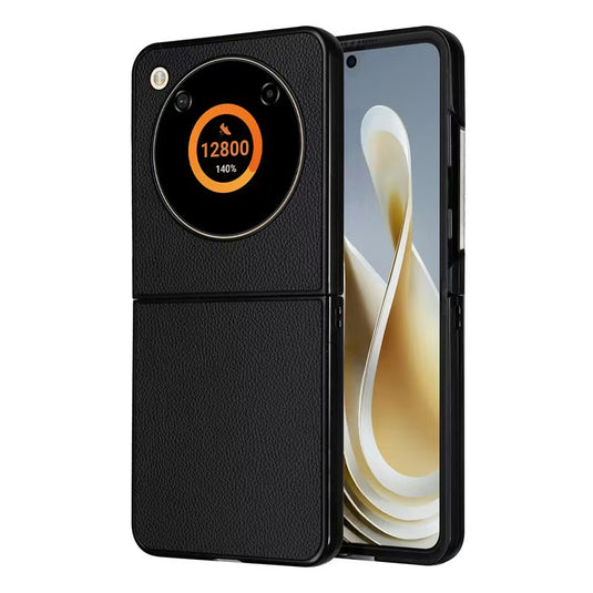 ZTE Nubia Flip Minimalist Shockproof Flip Genuine Leather Case