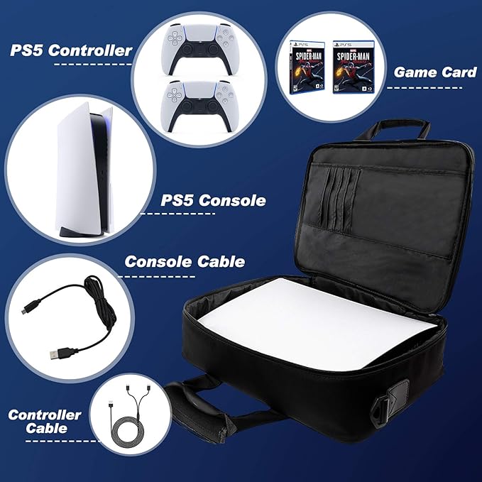 Load image into Gallery viewer, SONY PlayStation 5 / PS5 All-in-one Multifunction Carry Bag Travel Bag Storage Bag - Polar Tech Australia
