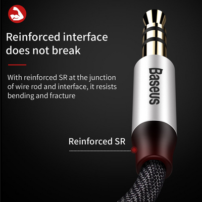 Baseus Yiven Audio Cable M30 1M - i-Station Mobile Phone & Electronic Device Repair and Accessories