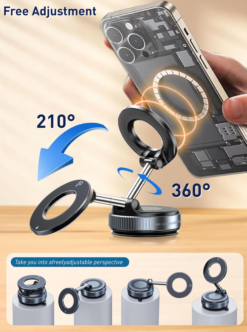 Load image into Gallery viewer, [PT-104] Epoxy Suction Magnetic Car Holder 360° Rotation for Car Dashboard &amp; Wind Screen Strong Magnet - Polar Tech Australia
