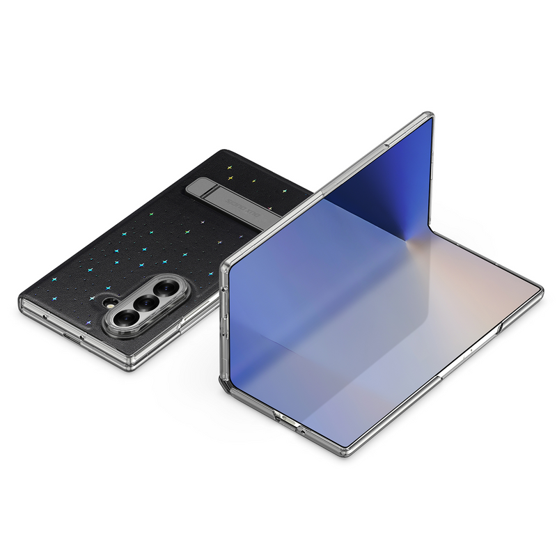 Load image into Gallery viewer, Samsung Galaxy Z Fold7 Starry Sky Pattern PU Leather Foldable Protective Case - i-Station Mobile Phone &amp; Electronic Device Repair and Accessories
