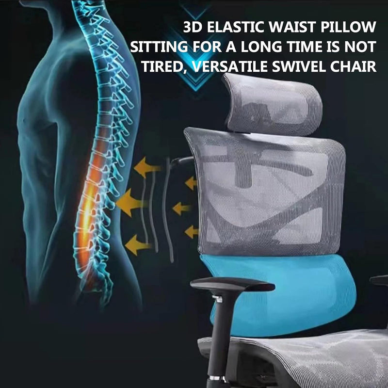 Load image into Gallery viewer, Contemporary Gaming Chair Office Chair Ergonomic Adjustable High Back Desk Chair With Headrest Adjustable 3d Arm Rests High Back with Breathable Mesh
