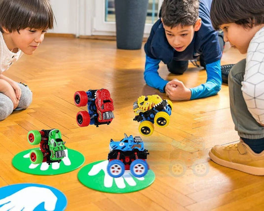 Voamuw Dinosaur Cars Toys for Boys, Friction Powered Monster Truck Push and Go Vehicles Toys for Toddlers, Christmas Birthday Party Supplies for Kids Age 3 4 5 6 7 8 Year Old - i-Station Mobile Phone & Electronic Device Repair and Accessories