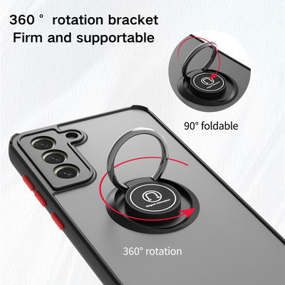 [With Ring Bracket] Samsung Galaxy Note 20 (4G/5G)/Ultra (4G/5G) Liquid Matte Full-cover Protective Essentials Series Case - i-Station Mobile Phone & Electronic Device Repair and Accessories