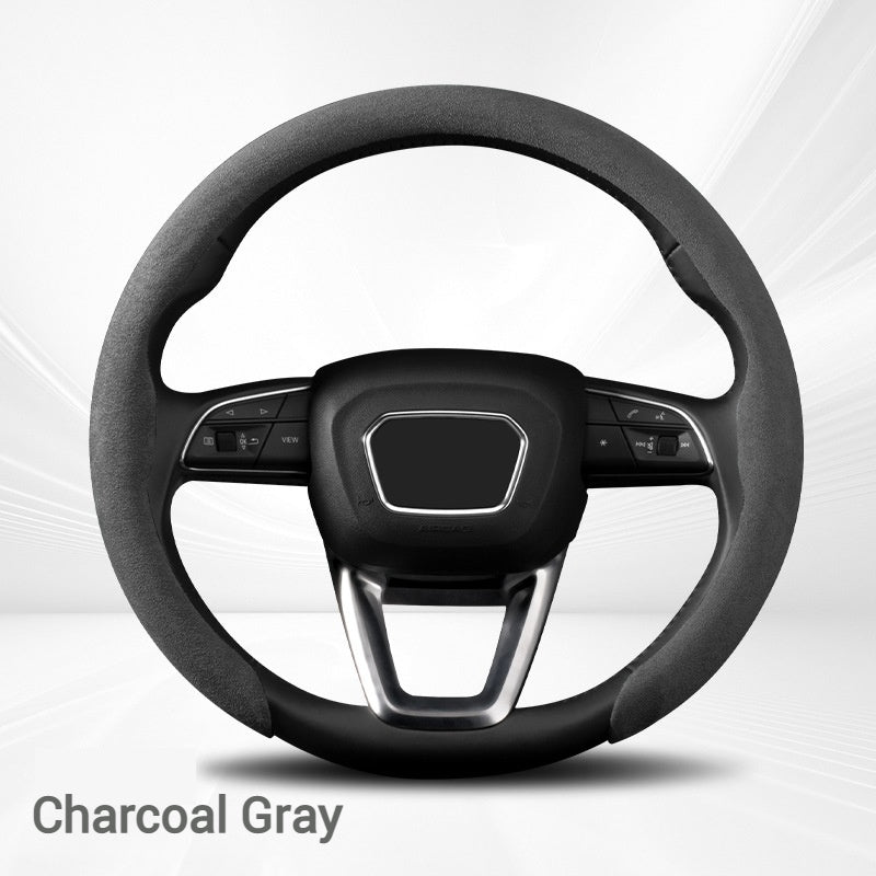 Load image into Gallery viewer, BYD Suede Car Steering Wheel Covers For Qin Plus, Han EV, Song PLUS, Tang DMI, Yuan Pro, Dolphin, Seagull, Seal - i-Station Mobile Phone &amp; Electronic Device Repair and Accessories
