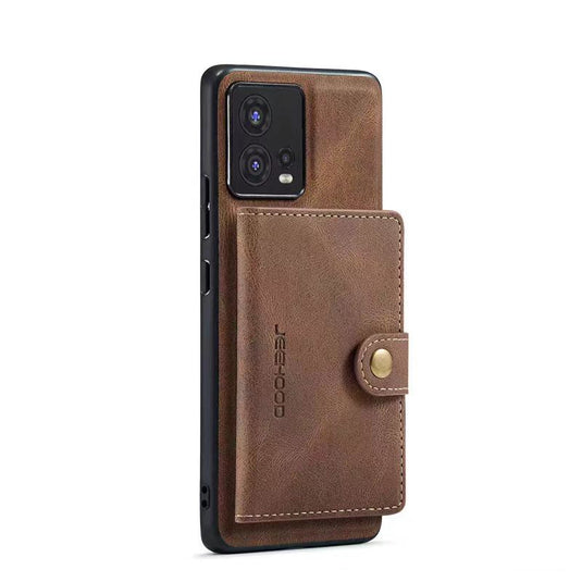 [With Card Slot] Motorola Moto S30 Pro Detachable Card Holder Leather Shockproof Wallet Series Case