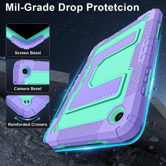 [Built-in Stand][With Shoulder Strap] Samsung Galaxy Tab A9 Plus & A11 Plus 11" Kids Full-cover Heavy Duty Case