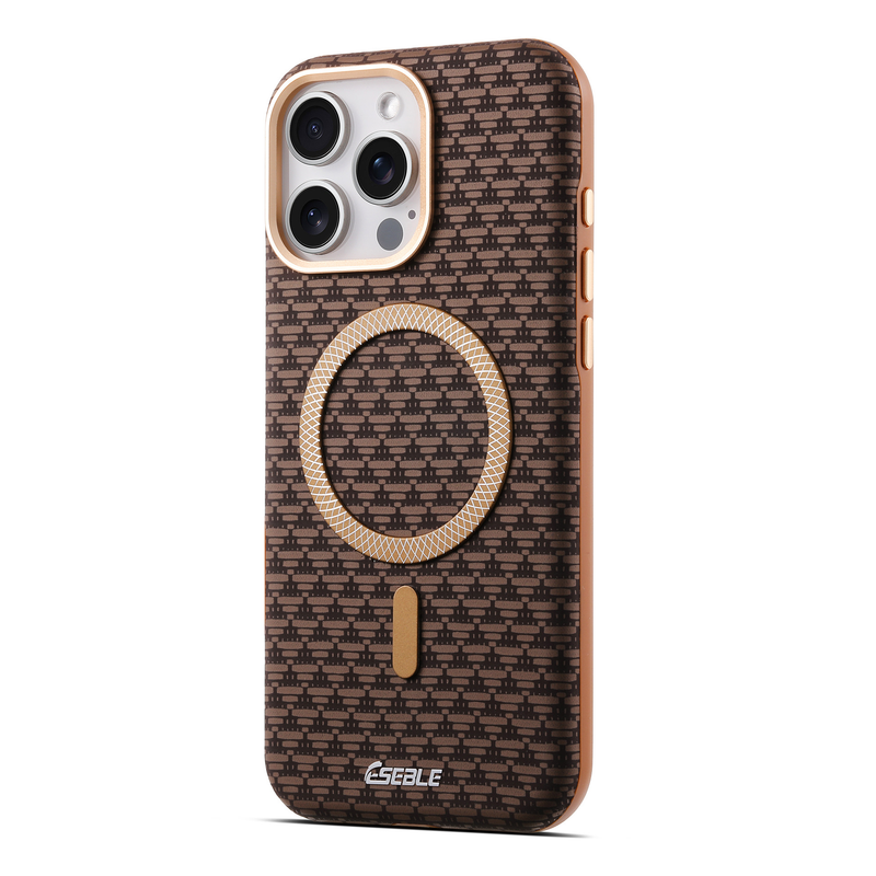Load image into Gallery viewer, [Magsafe Compatible] Apple iPhone 17/Air/Pro/Pro Max Business Full-Cover PU Leather Phone Case
