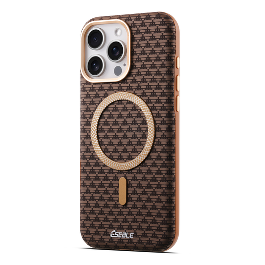 [Magsafe Compatible] Apple iPhone 17/Air/Pro/Pro Max Business Full-Cover PU Leather Phone Case