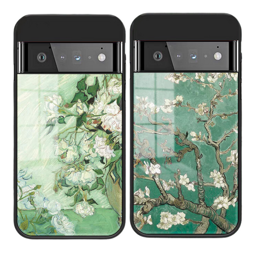 Google Pixel 6/A/Pro Oil Painting Tempered Glass Shockproof Fashion-Forward Series Case