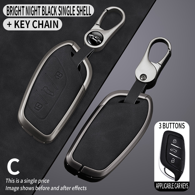 Load image into Gallery viewer, Roewe Zinc Alloy Full Protection Car Key Fob Case Cover For RX5 PLUS, i5, i6 MAX,  D7, CLEVER, RX3, IMAX8, ei5, ei6

