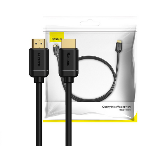 Baseus High Definition Series HDMI To HDMI Adapter Cable 2M - Black