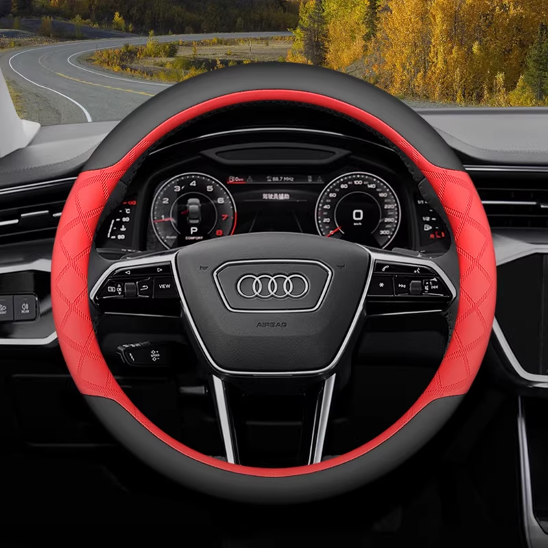 Load image into Gallery viewer, Audi Ultra-Thin Anti-Slip Steering Wheel Cover For Q5L, A4L, A6L, Q3, Q2L, A3, A5, A8, A7L - i-Station Mobile Phone &amp; Electronic Device Repair and Accessories
