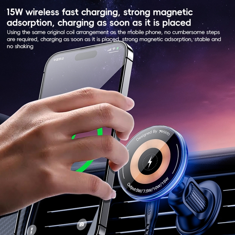 Load image into Gallery viewer, Yesido 15W Magnetic Wireless Charging Car Air Outlet Phone Holder - i-Station Mobile Phone &amp; Electronic Device Repair and Accessories
