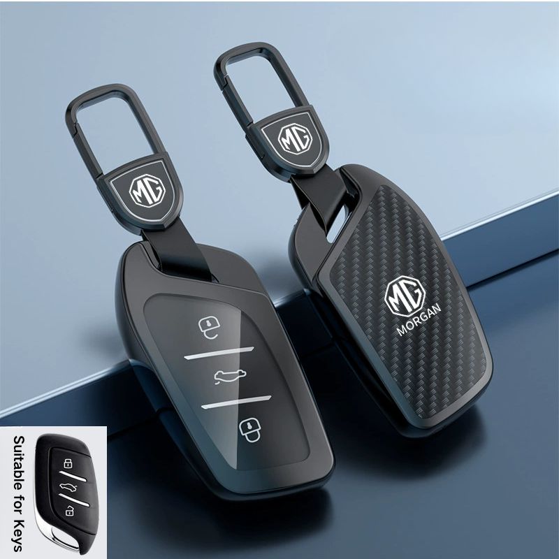 Load image into Gallery viewer, MG Zinc Alloy + TPU Smart Car Key Fob Case Cover For MG3, MG5, MG6, MG7, GT, GSF, ONE, ZS, EV EZS, HS, EHS,ONE
