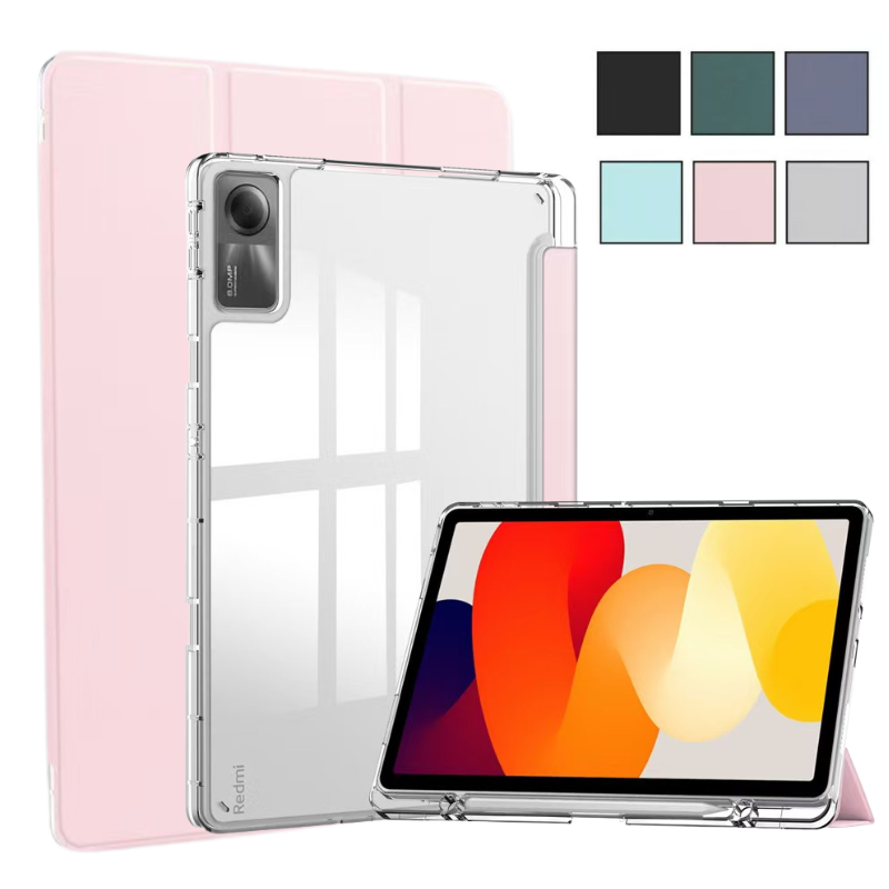 Load image into Gallery viewer, Xiaomi Redmi Pad SE 11’’ (2023) Translucent FlipCover Case With Pen Slot
