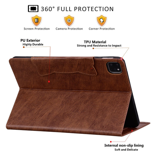 Apple iPad Air 4/5 10.9'' 4/5th Gen (2020/2022) Business Retro Matte Leather Protective Case