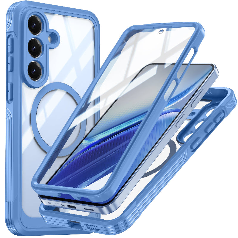 Load image into Gallery viewer, [FS Series][MagSafe Compatible] Samsung Galaxy S26 FE - Transparent Full Covered Waterproof Shockproof Armor Case
