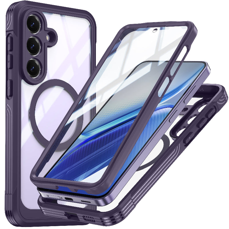 Load image into Gallery viewer, [FS Series][MagSafe Compatible] Samsung Galaxy S26 FE - Transparent Full Covered Waterproof Shockproof Armor Case
