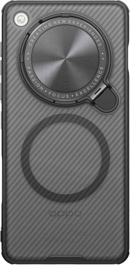 [Magsade Compatible][Metal Kickstand Camera Cover] OPPO Find X8 Pro Anti-Drop Translucent Drop-Resistant Soft Edge Stand Series Case - i-Station Mobile Phone & Electronic Device Repair and Accessories