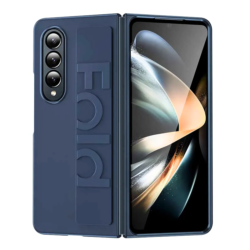 Load image into Gallery viewer, [With Wrist Strap] Samsung Galaxy Z Fold 6 SM-F956 Matte Silicone Shockproof Protection Essentials Series Case
