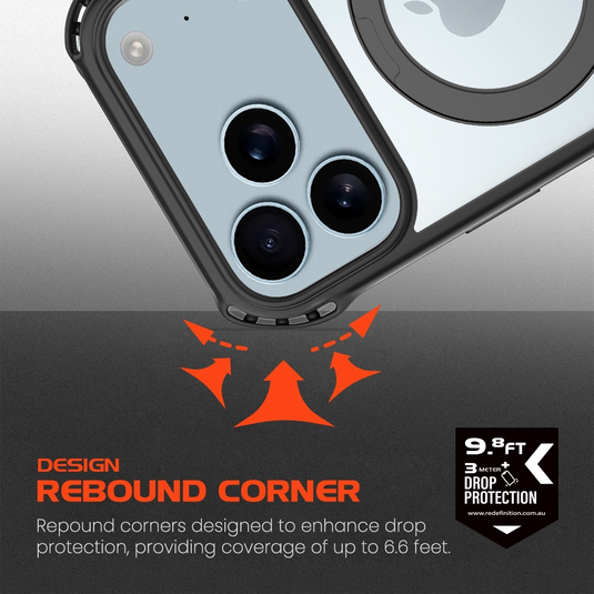 Apple iPhone 17 Pro Max / 18 Pro Max REDEFINE Rebound Drop Protection Case Cover With Magnetic Ring