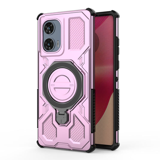[Built-in Bracket][Magsafe Compatible] Motorola Moto Edge 60/Pro/Fusion Heavy Duty Stand Case