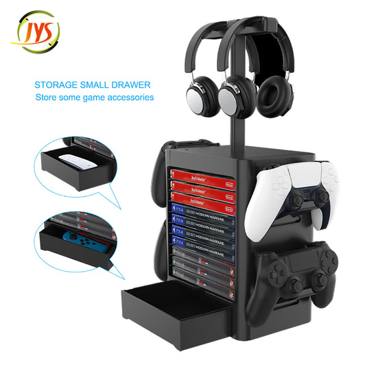Xbox Wireless Controller Game Disc Storage Box Headphone Holder Stand