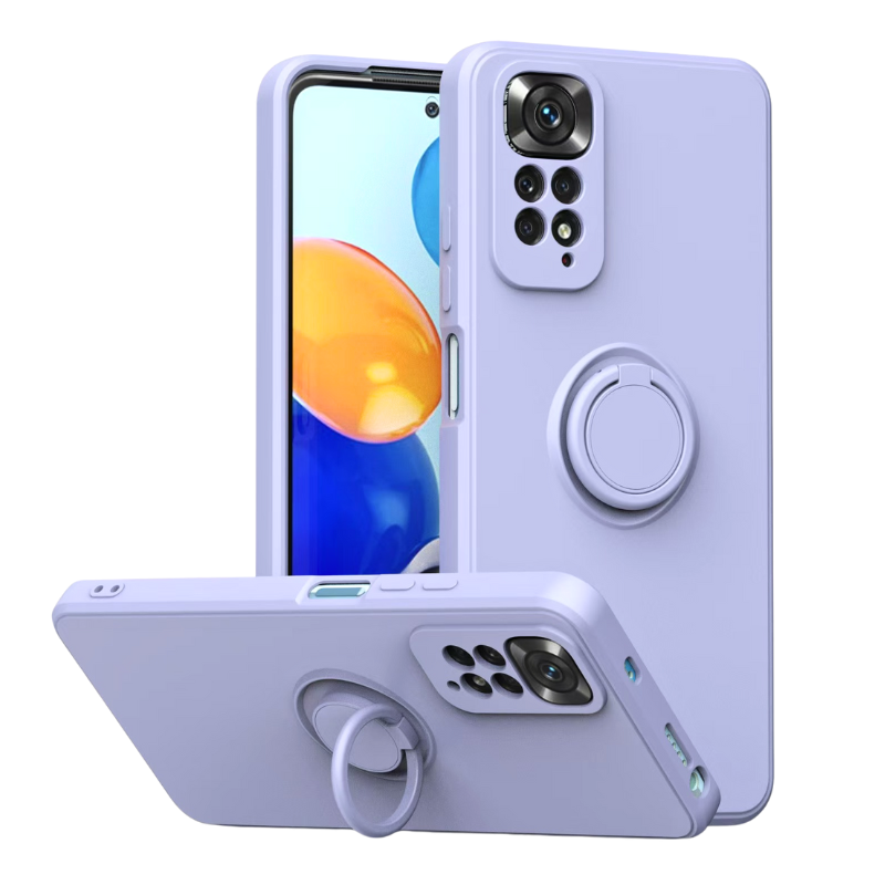 Load image into Gallery viewer, [Built-in Stand] Xiaomi Redmi 9/A/C Liquid Silicone Drop-Proof Stand Series Case
