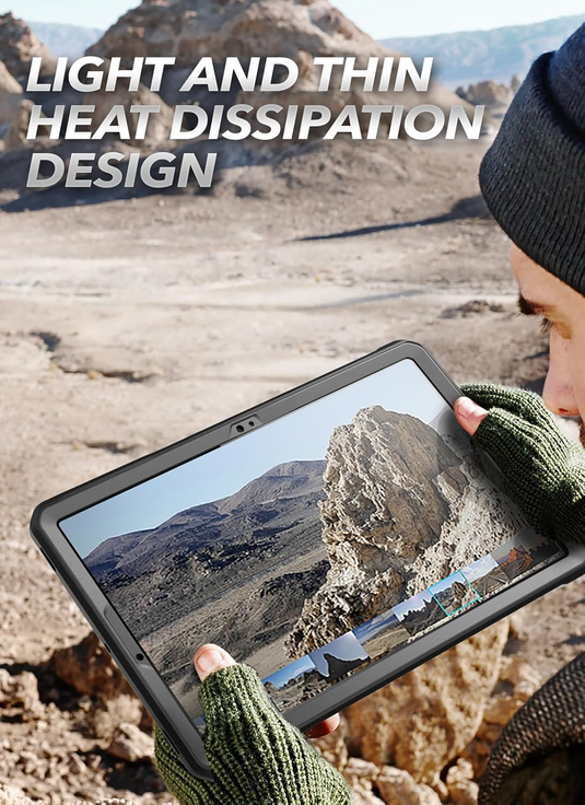 [Built-in Screen Protector & Stand][Pencil Holder] Samsung Tab S8 Ultra & S9 Ultra & S10 Ultra 14.6" SUPCASE Full-Body Cover Heavy Duty Rugged Protective Series Case