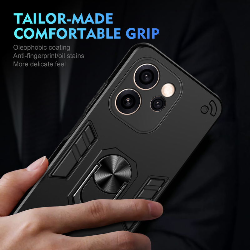 Load image into Gallery viewer, [Built-in Metal Ring Kickstand] OPPO A6 Pro 5G (CPH2781) - Shockproof Heavy Duty Case - i-Station Mobile Phone &amp; Electronic Device Repair and Accessories

