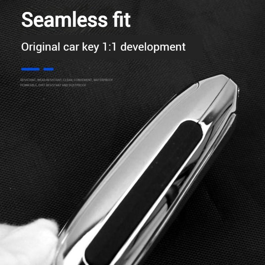 Subaru Metal Shell & Soft Silicone Full Protection Remote Car Key Fob Case Cover For Outback, Forester, Impreza, WRX, XV, Crosstrek, Legacy