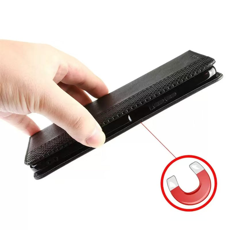Load image into Gallery viewer, ZTE Nubia V80 Max Wallet Flip Leather Case with Card Slots - i-Station Mobile Phone &amp; Electronic Device Repair and Accessories
