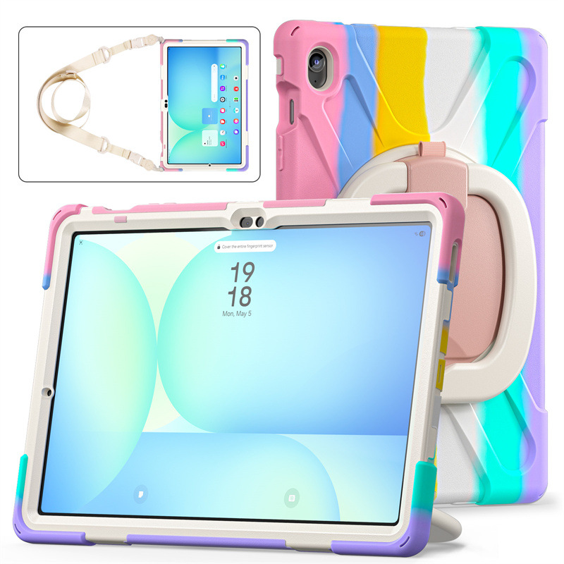 Load image into Gallery viewer, Samsung Tab S10 FE Plus 13.1&quot; 2025 - 360 Degree Rotation Heavy Duty EVA Kid Friendly Ring Holder Stand Case - i-Station Mobile Phone &amp; Electronic Device Repair and Accessories
