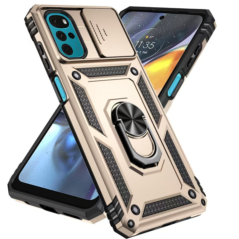 Load image into Gallery viewer, [Built-in Ring Bracket][With Slide Lens Cover] Xiaomi Redmi K60 Ultra Magnetic Kickstand Shockproof Heavy Duty Series Case
