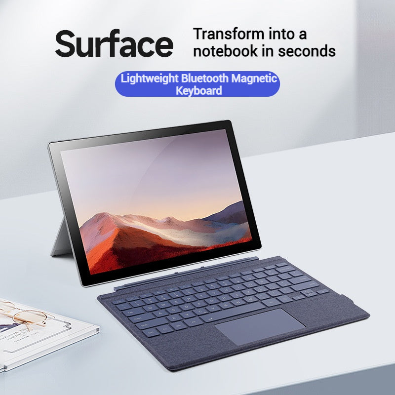 Load image into Gallery viewer, [With RGB Backlit] Microsoft Surface Go 1/2/3/4 - Compatible Ultra-Thin Wireless Bluetooth Magnetic Touchpad Keyboard
