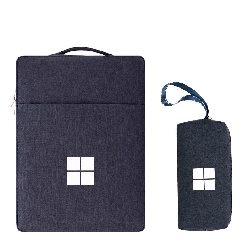 Load image into Gallery viewer, Microsoft Surface Pro X (1876) - Business Handbag Case Sleeve With Power Bank Bag
