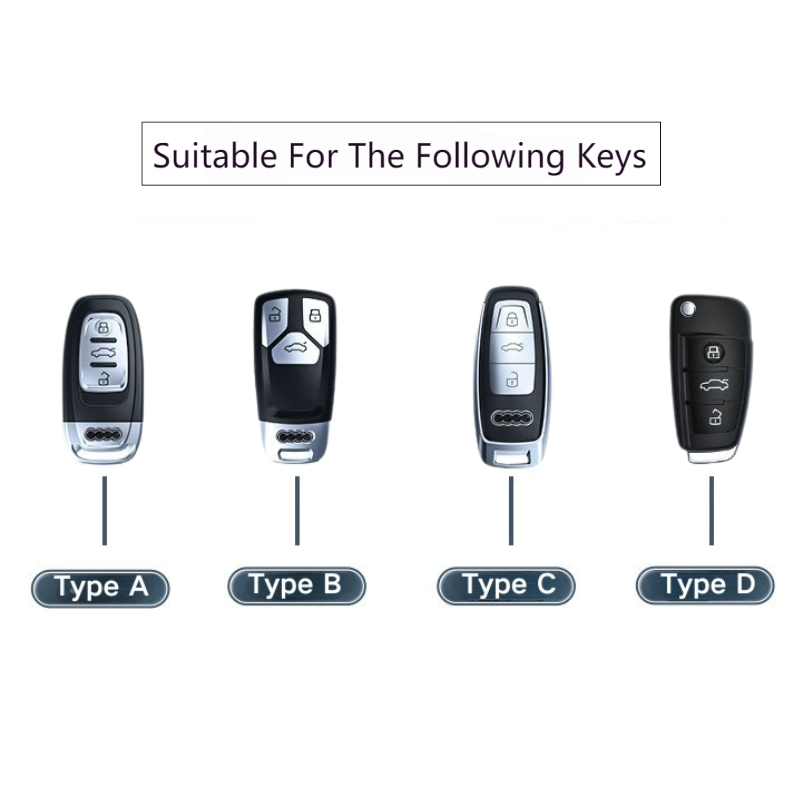 Load image into Gallery viewer, Audi Premium Leather Protection Car Key Fob Case Cover For A3, A4, A5, A6, Q2, Q3, Q5, Q7, Q8, e-tron - i-Station Mobile Phone &amp; Electronic Device Repair and Accessories
