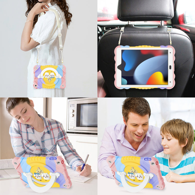 Load image into Gallery viewer, [With Shoulder Strap][Built-in Stand] Apple iPad 10/11&#39;&#39; 10/11th Gen (2022/2025) Cartoon EVA Kids-friendly Shockproof Case
